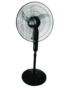CURVE AIR PEDESTAL FAN 18 INCHES BLACK 1 Each CXE4214