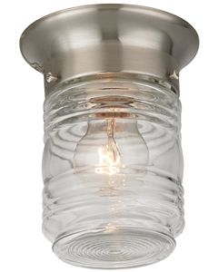  PORCH FLUSH MOUNT BRS NICKEL 1 Each 407-7491