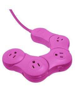 QUIRKY SURGE PROTECTOR PINK 1 Each VPVJPPBK01