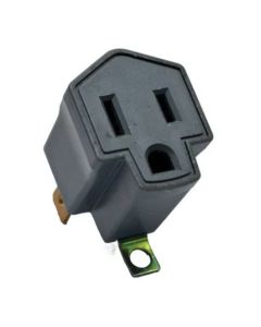  2PK GROUNDING OUTLET ADAPTER 1 Each GG-03408