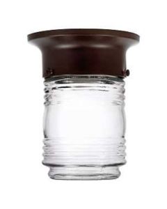 JELLY JAR BLK LAMP W/CLR LENS