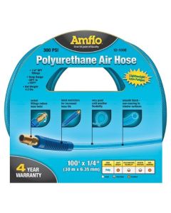 AIR HOSE 1/4"X100" POLYURETHAN