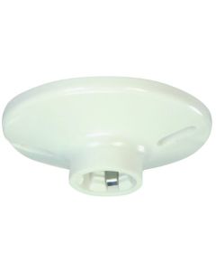 4" PLASTIC LAMPHOLDER WHITE