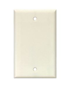 WALL PLATE 1GANG WHITE 1PK