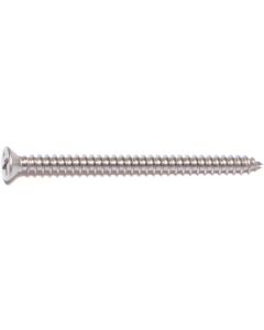 6" X 2" SS PH FLATHEAD TAP