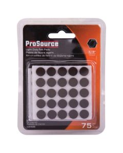 3/8" LT DUTY FELT PAD RND BRN