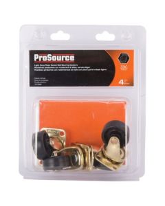 1-1/4' CASTER PLATE BRS/BLK