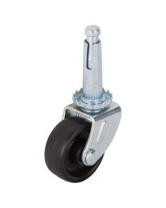 1-1/4 CASTER STEM ZINC/BLK
