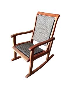 WOVEN/WOOD ROCKER WICKER