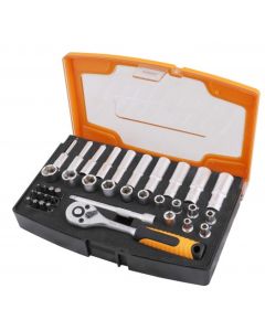 HOTECHE 1/4" DRIVE SOCKET 37pc