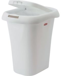 WHT BASKET W/SPRING TOP