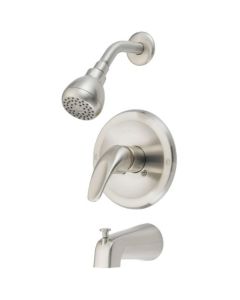 TUB/SHOWER FAUCET SGL HNDL NKL