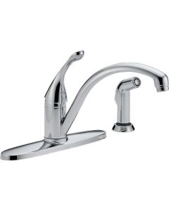 KITCHEN FAUCET SNGLE SPRY CHRM
