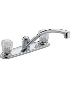 KITCHEN FAUCET 2-HDL CHROME