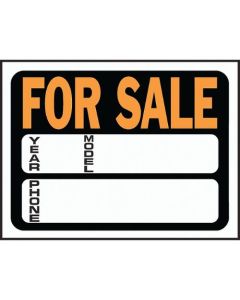 9X12" SIGN AUTO FOR SALE PLST