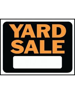 9X12" SIGN YARD SALE PLASTIC