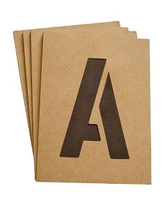 2" STENCIL NUMBER/LETTER KIT