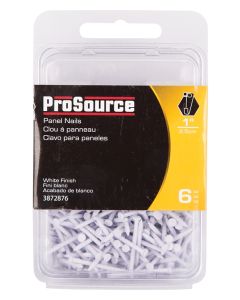 WHITE 1" PANEL NAIL 6OZ PK