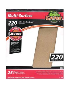 -9X11" 220G SANDPAPER AL OXIDE