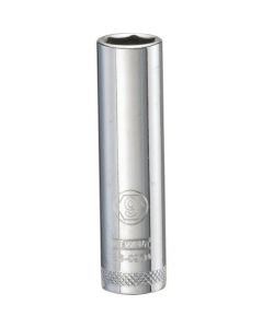 SOCKET DEEP 1/4 DRIVE 6pt 9MM