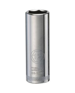 SOCKET DEEP 1/4 DRIVE 6PT 12MM