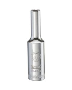 SOCKET DEEP 1/4 DRIVE 6PT 4MM