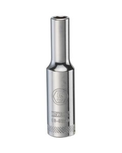 SOCKET DEEP 1/4 DRIVE 6PT 5MM