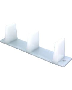 WHT 1-1/8" DOOR GUIDE BY-PASS
