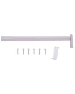ADJUSTABLE 48-72 CLOSET ROD WH