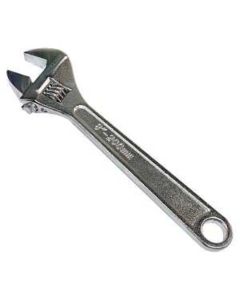 8" ADJUSTABLE CHROME WRENCH