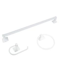 MANHATTAN BATH SET - WHITE
