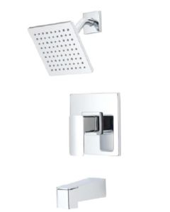 F12A0006CP FAUCET TUB-SHOWER CHROME 124-8426