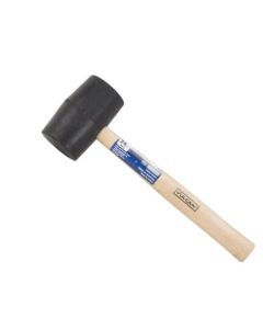 RUBBER MALLET HARDWOOD HANDLE 24OZ 106-6430