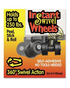  SWIVEL WHEEL 360DEG SET OF 4  17240FD