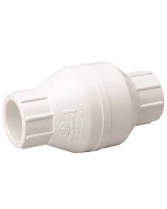     PVC CHECK VALVE 101-604 3/4 INCH     644-6108