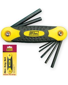  FOLDING KEY SET HEX METRE 7PC 17008