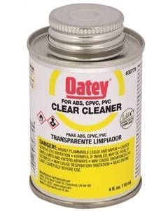  OATEY PVC CLEANER 4 OUNCES 30779