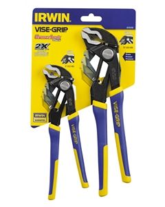  IRWIN  VISE-GRIP GROOVELOCK PLIERS 2PC 2078709