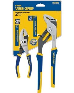  IRWIN SLIP JOINT PLIERS 2PC 207-8701