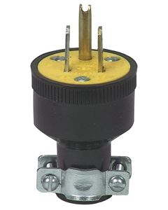 PLUG, MALE RUBBER 15A