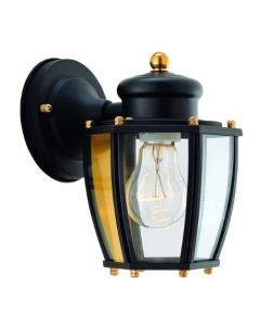  WALL LANTERN 1 LIGHT BLACK 1 Each 675-0764