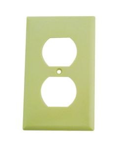  2 GANG WALL PLATE 110 VOLTS IVORY 1 Each 2132V