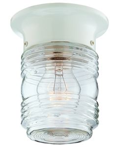  OUTDOOR WALL FIXTURE WHITE 1 Each 647-1718