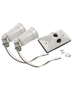  2 LT LAMP HOLDER COVER WHITE 1 Each 189-7602