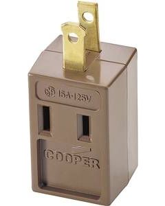  3 OUTLET CUBE TAP BROWN 1 Each 4400B-BOX