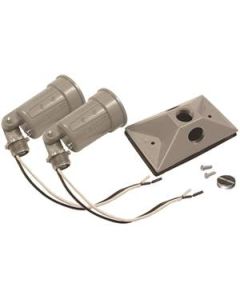  2 LT LAMPHOLDER/COVER  GRAY 1 Each 5621-5