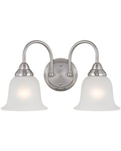  2LT ALABASTER BN BATH LIGHT 1 Each 374-3127
