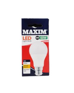  10WATTS=60WATTS BULB WARM BC 60 ML WHITE 1 Each 60MLGBCWW5X10