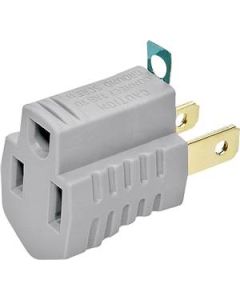 GRAY 2-WIRE GROUND ADAPTER