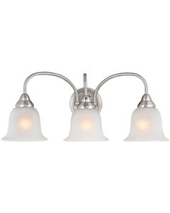 3LT ALABASTER BN BATH LIGHT